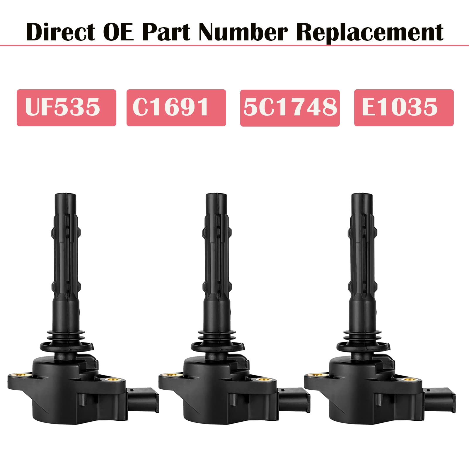 Amazon.com: Set of 6 Ignition Coil Pack Spark Plugs Fits for